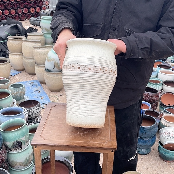 红陶宜兴紫砂花盆20 x 30