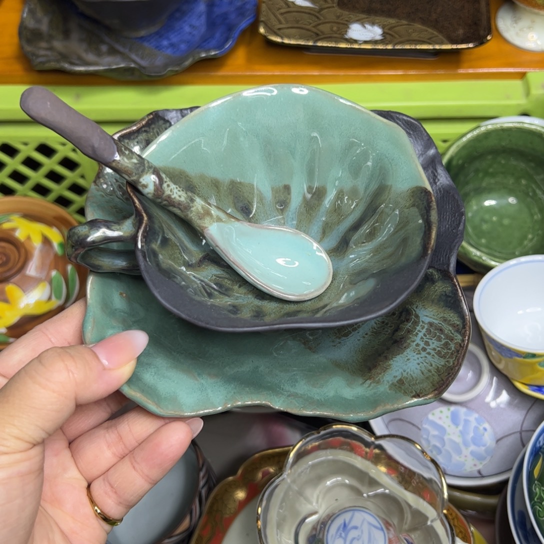 陶吉向松月 咖啡杯