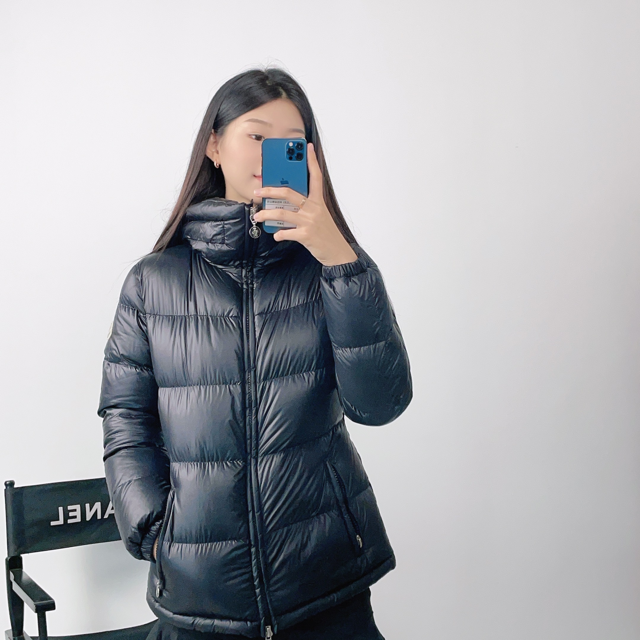 95新 MONCLER 黑色羽绒服/250829WYYYF02