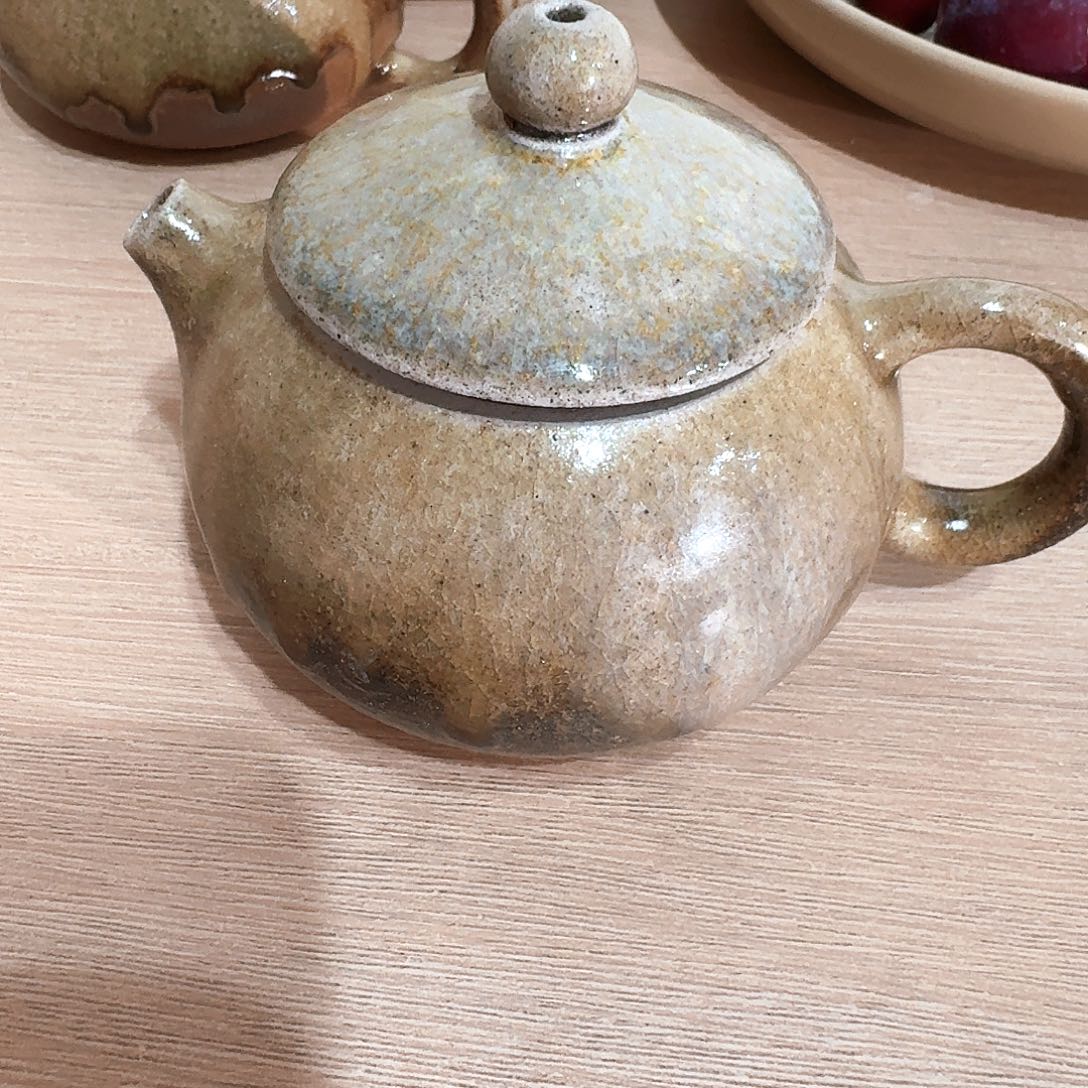 建水紫陶紫泥柴烧壶大瑕【****