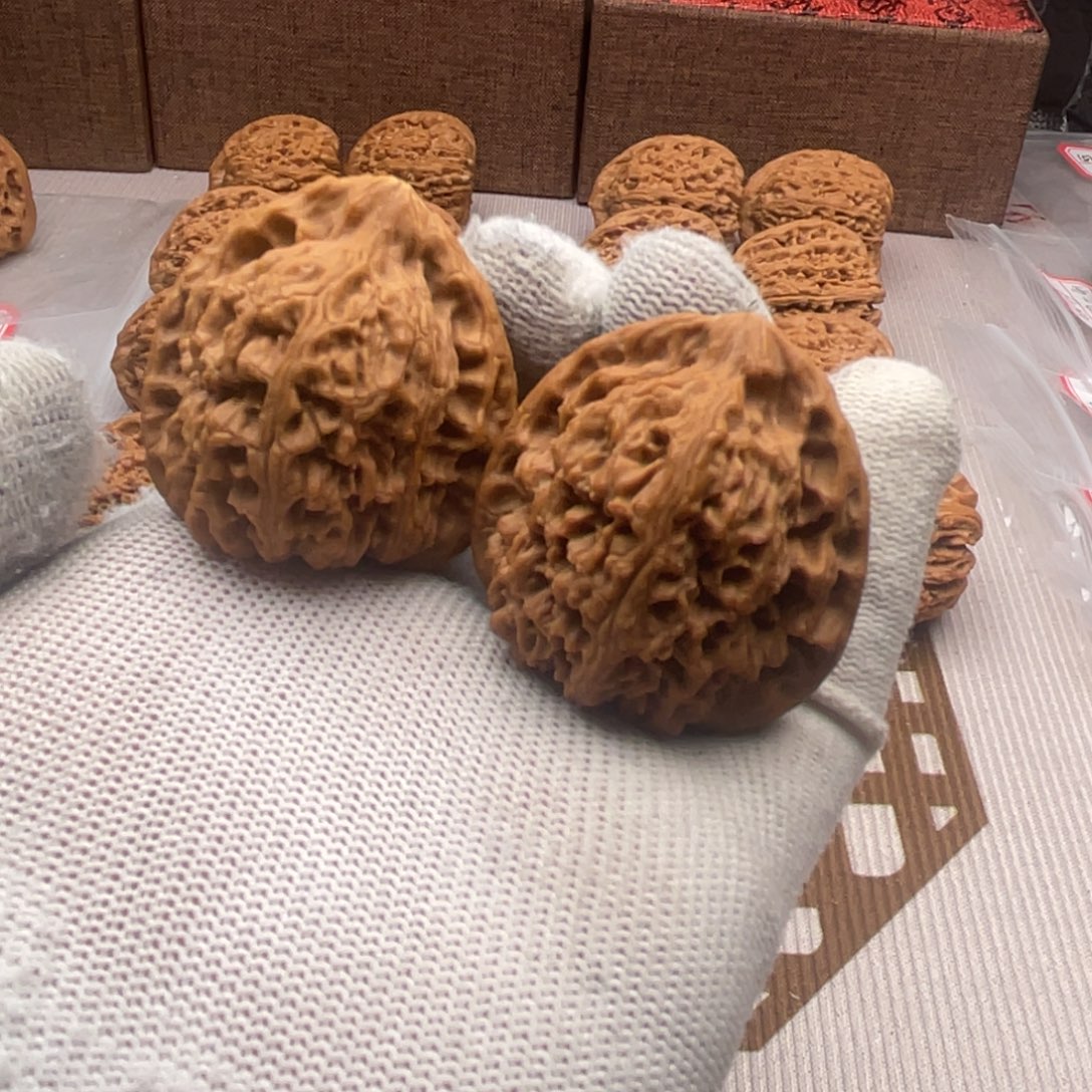 文玩核桃把件605三角疆41尺