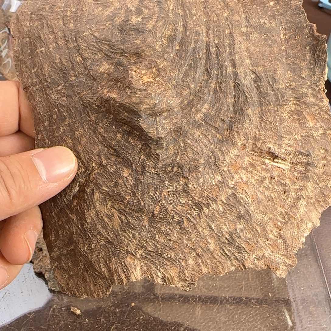 沉香摆件香港沉香野料铁头料31克