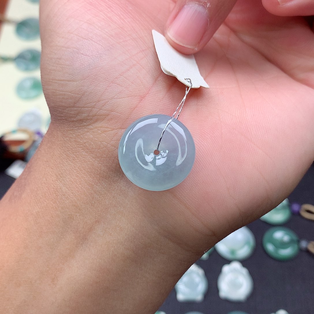 颈饰未镶嵌翡翠4 尺寸19.4-6