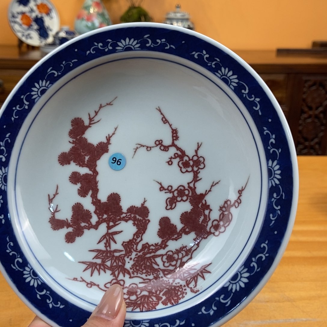 手绘现代茶具非古董