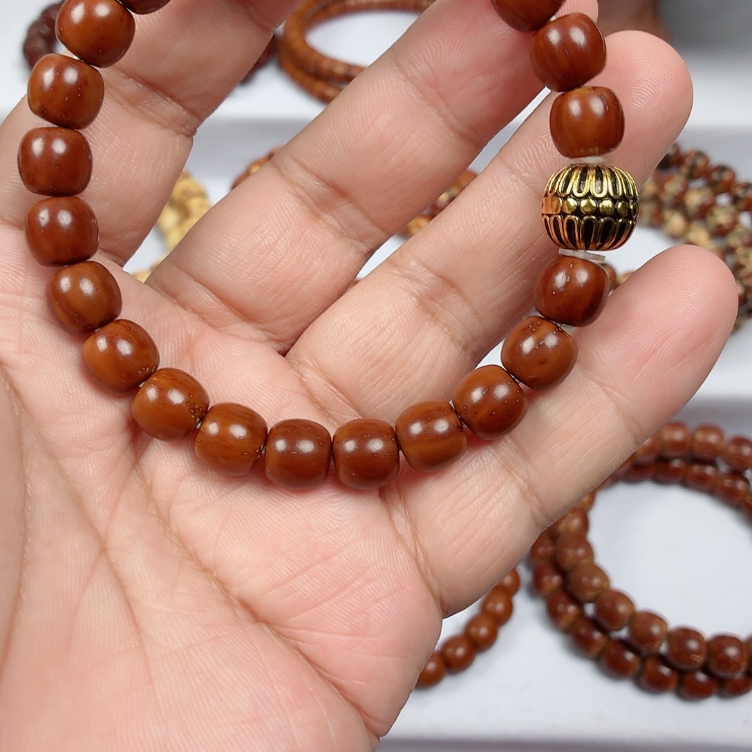 紫金鼠手串黄金甲实心老型