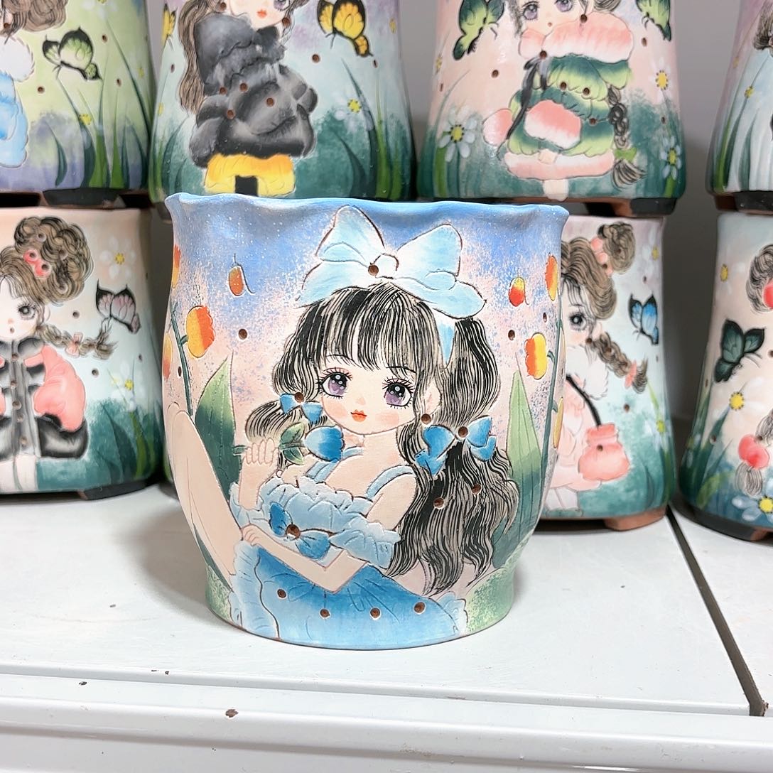 紫砂花盆手工花盆默认微瑕12/14