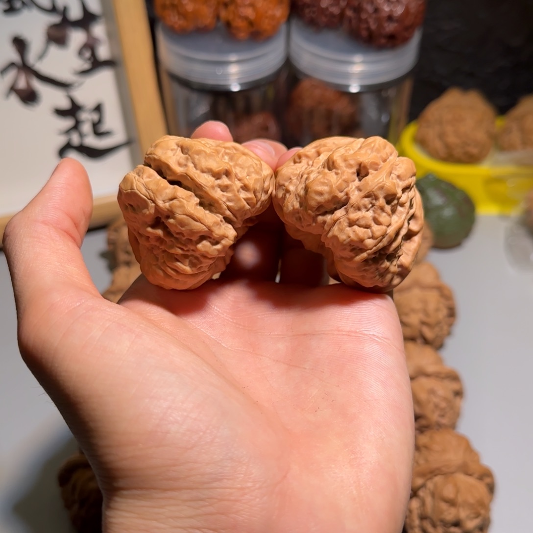 文玩核桃吊坠胖**啦怀柔蛤蟆头47