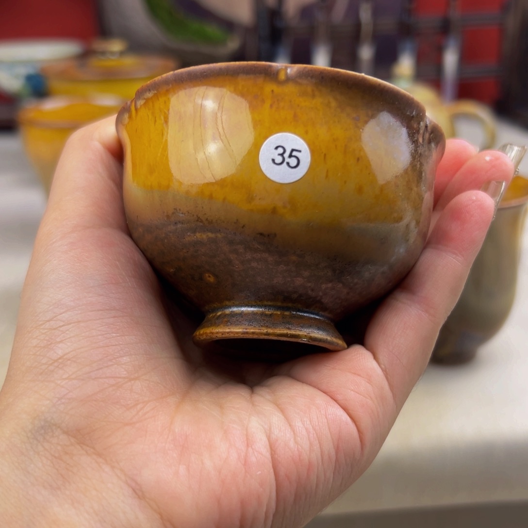 杯子纯手工柴烧主人杯