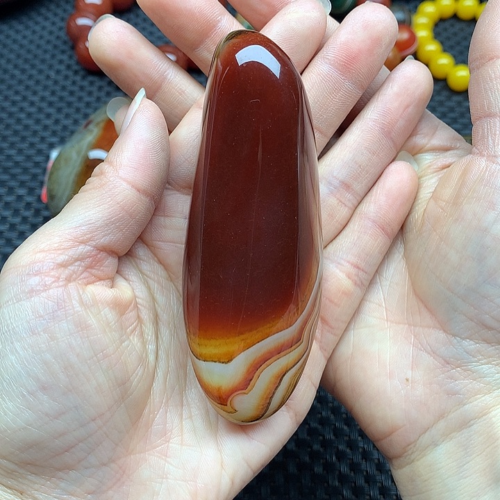玛瑙/玉髓玛瑙未镶嵌牛**坤