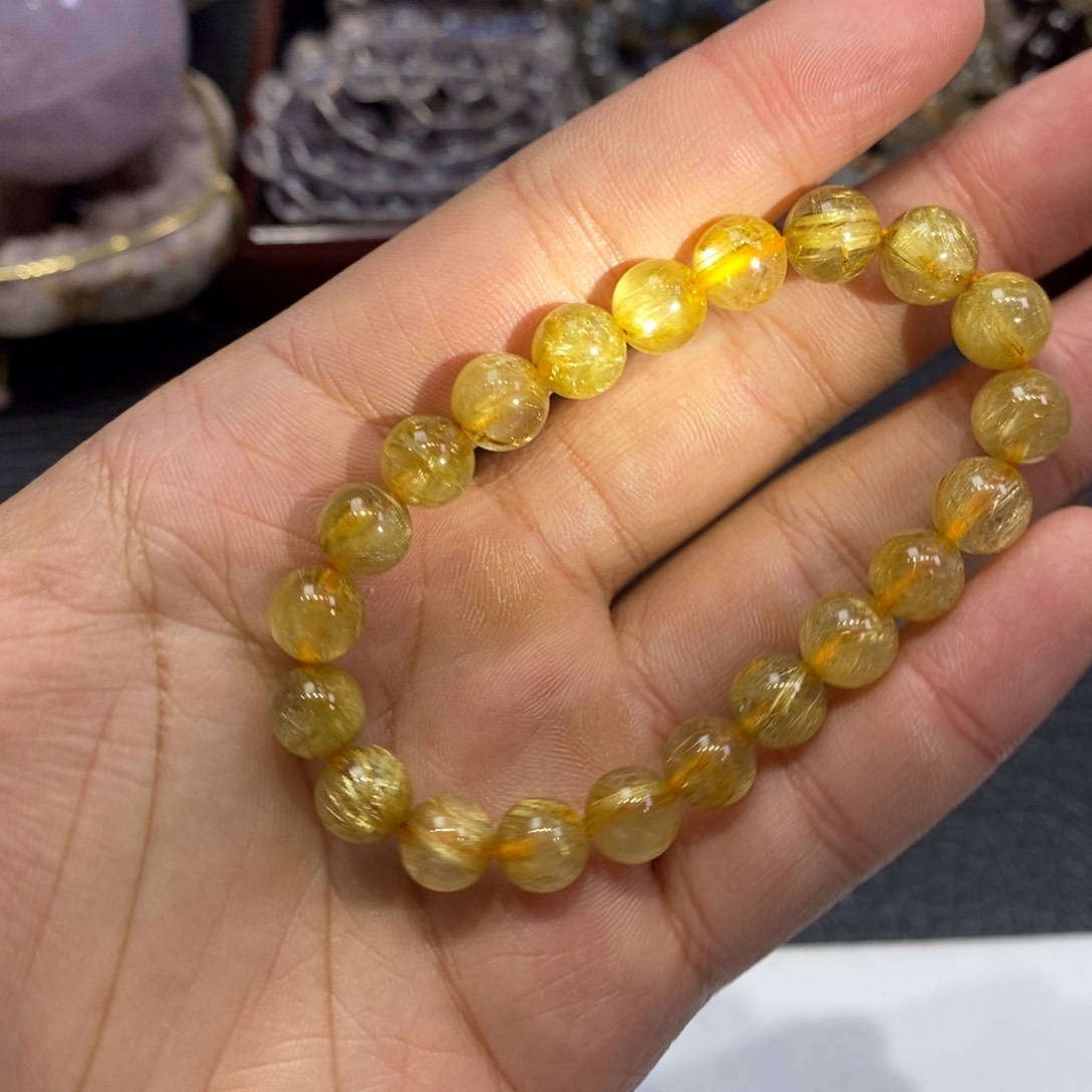 水晶手链未镶嵌金发9.2