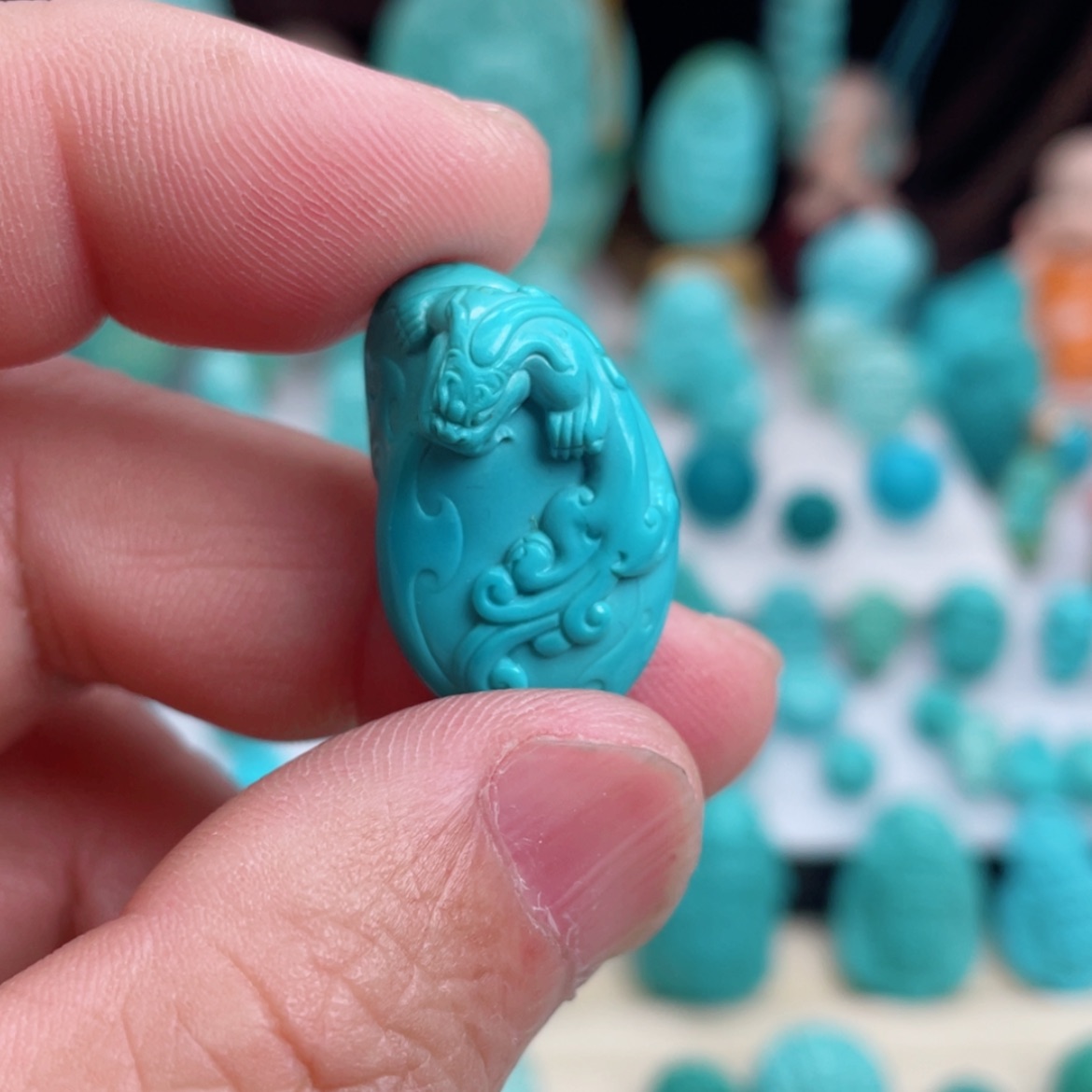 【闪购商品】绿松石吊坠(不含链)未镶嵌