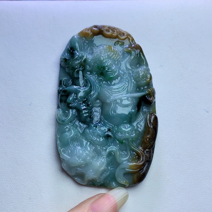 颈饰未镶嵌翡翠世**庄大黑天