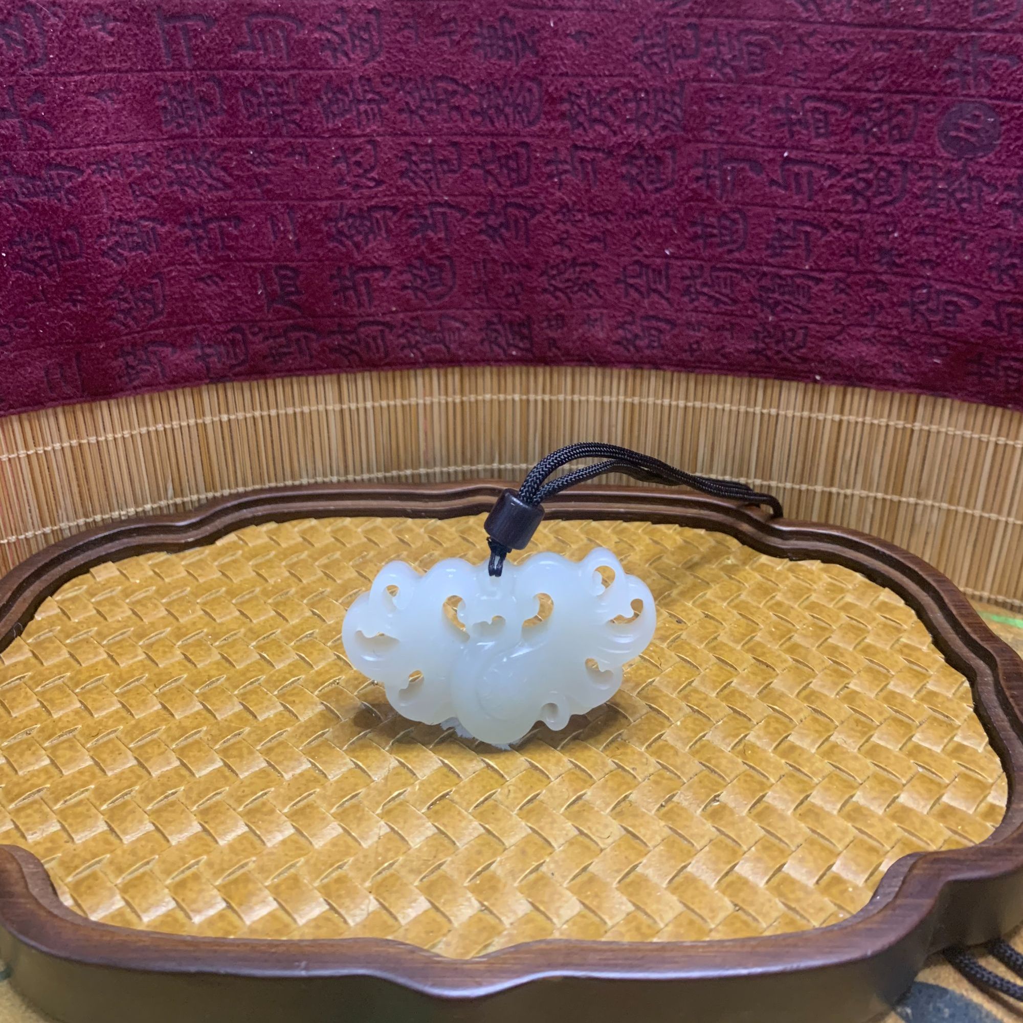 Z和田玉凤凰吊坠0282