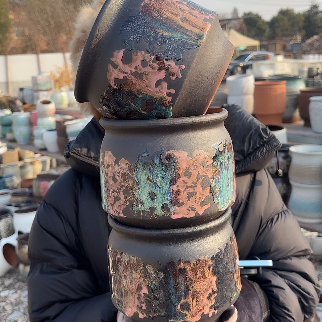 口径15高15三个油画