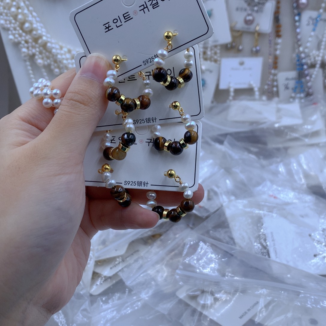 颈饰合金淡水珍珠