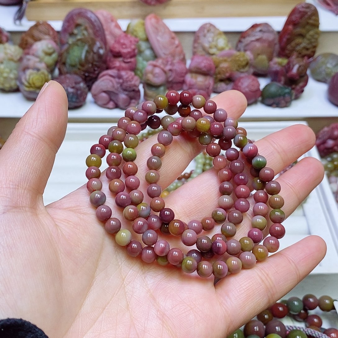 玛瑙/玉髓盐源玛瑙手链未镶嵌