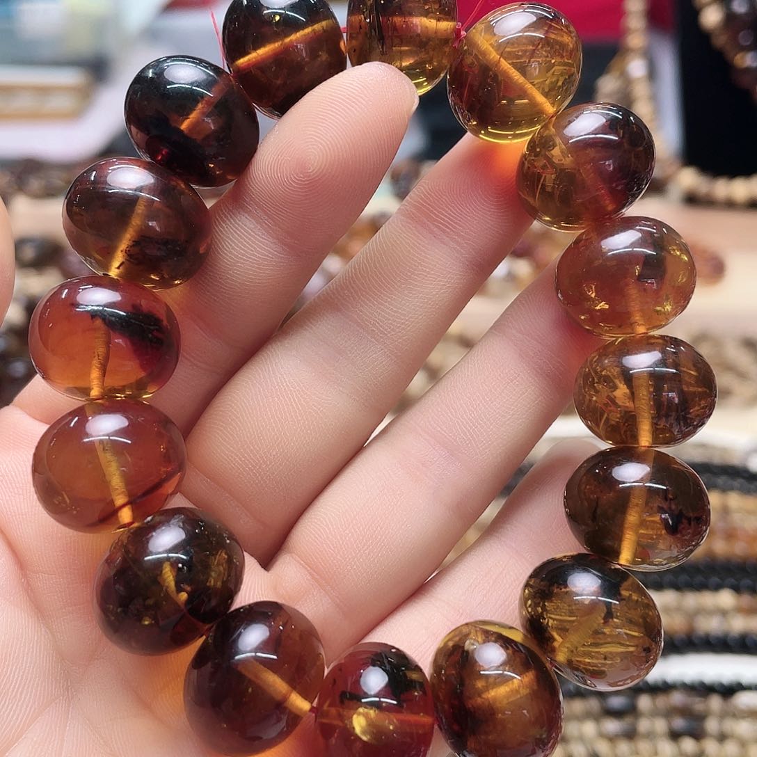 琥珀裸石未镶嵌十七