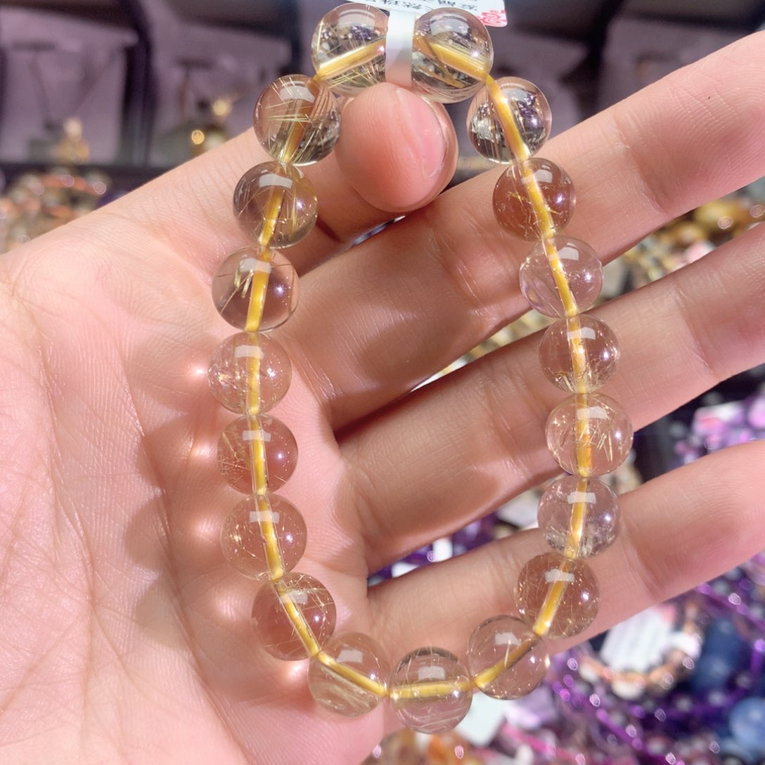 水晶手串未镶嵌在****德发晶手链10+