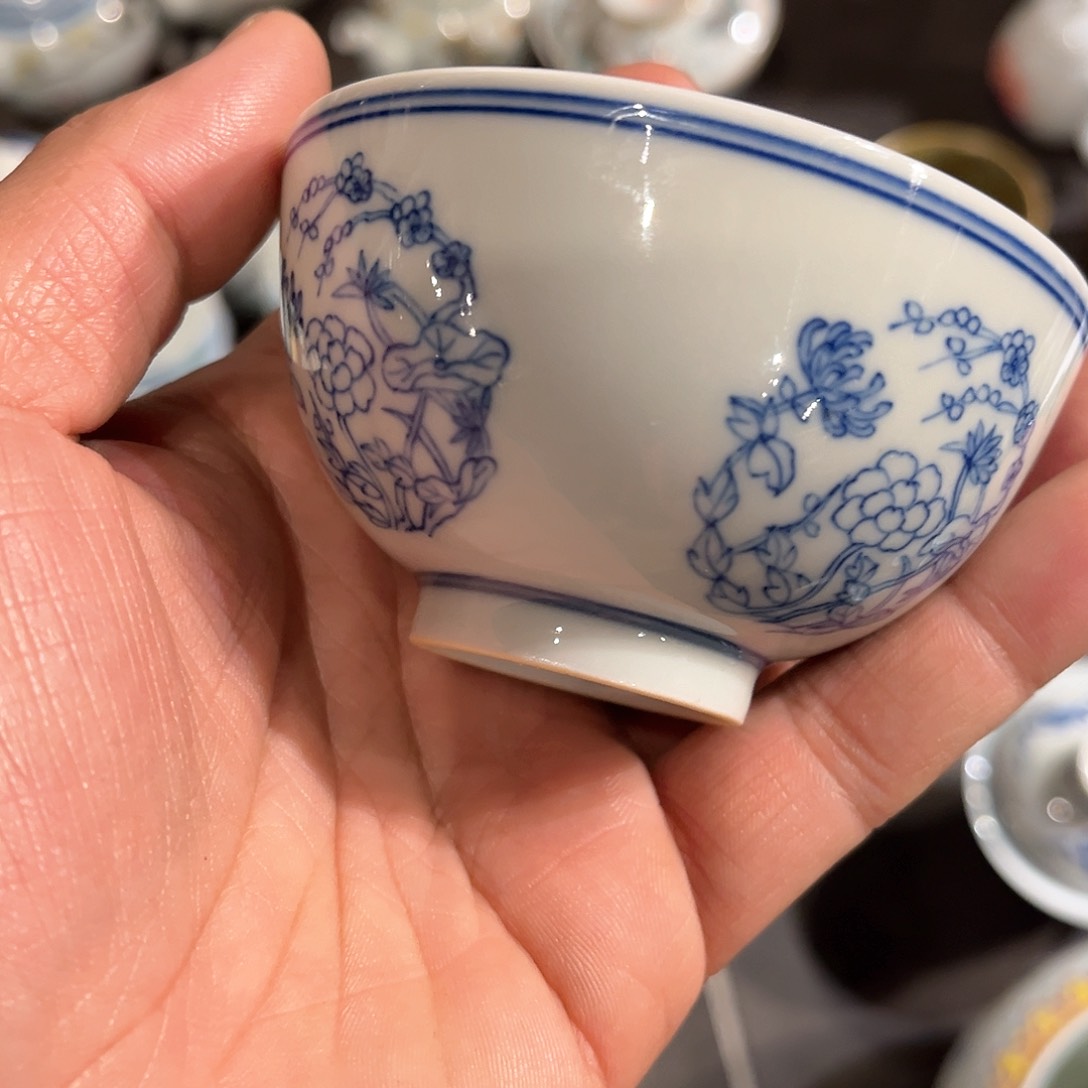 杯青花瓷器青花瓷器