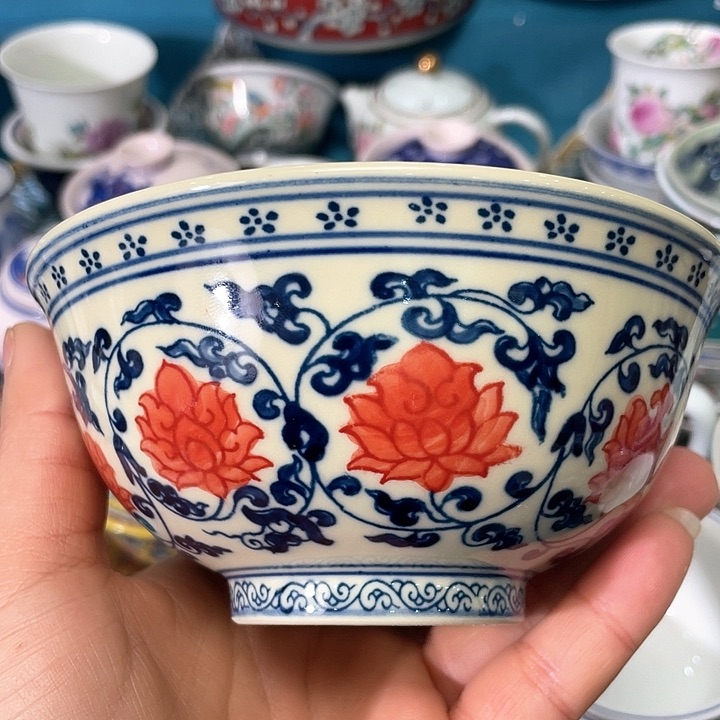 景德镇陶瓷主人杯12344