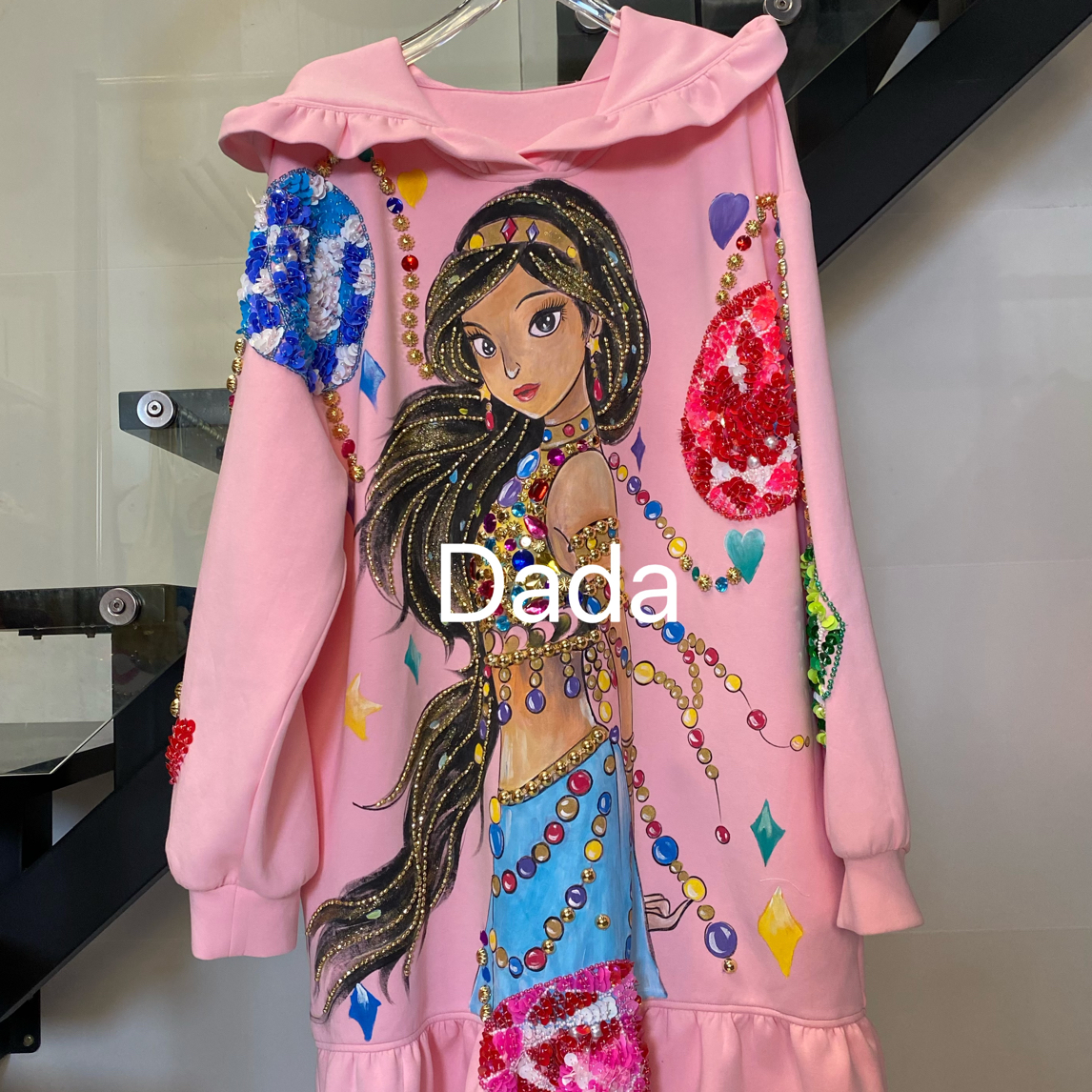 Dada设计款新款重工个性款休闲时尚百搭洋气宽松卫衣C15526