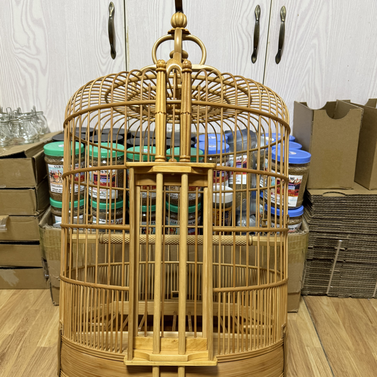 广东脱底36画眉鸟素笼