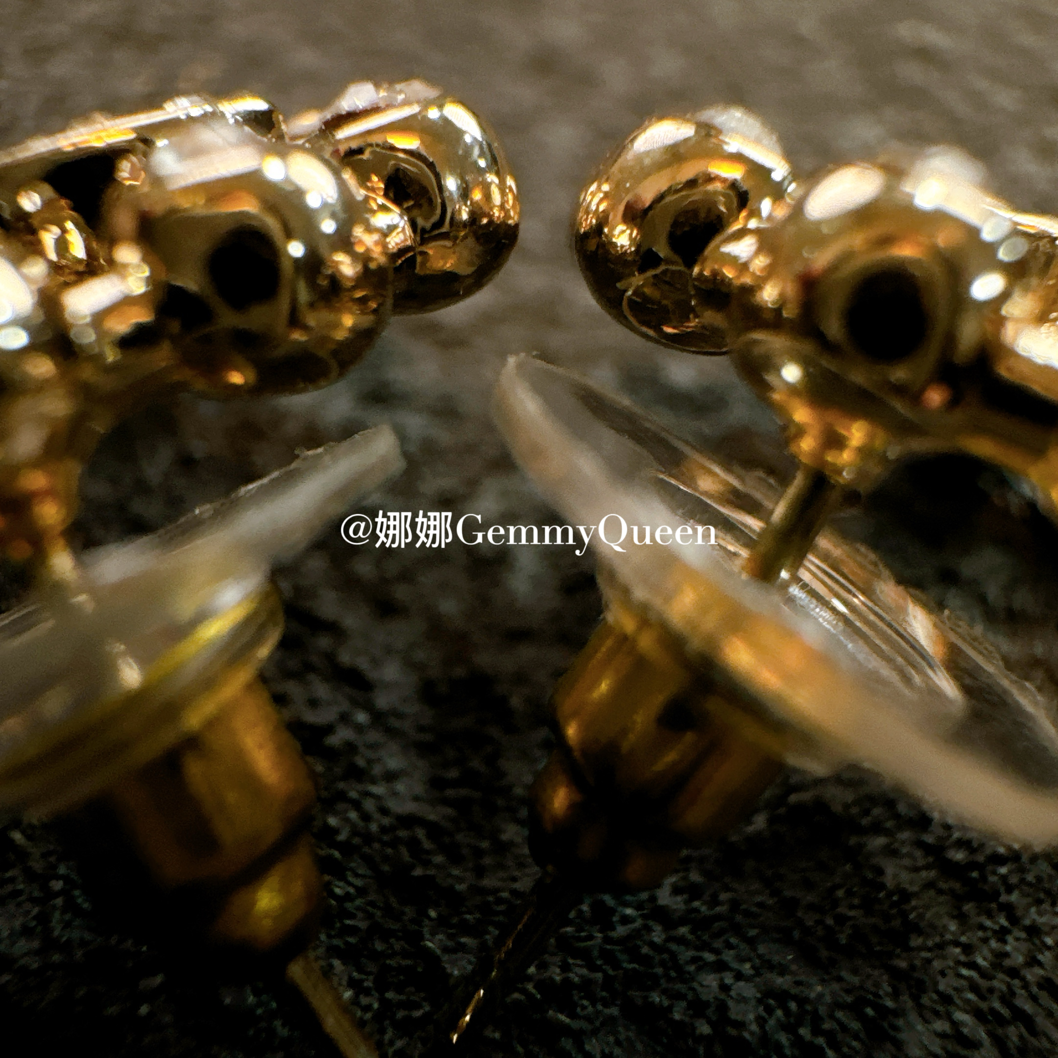 铜合金合成锆石耳饰 娜娜GemmyQueen耳环GQ09750