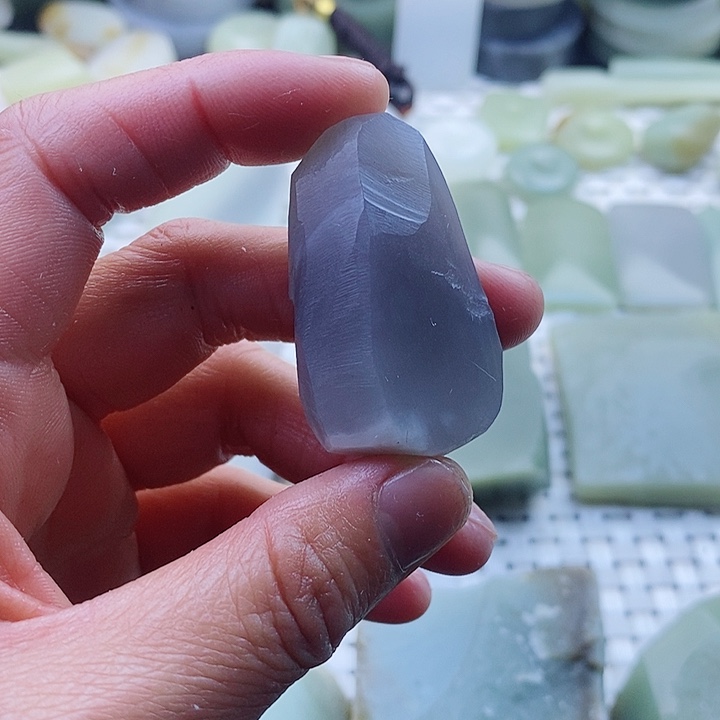 和田玉和田玉青海料未镶嵌