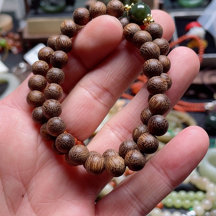 和田玉手串未镶嵌