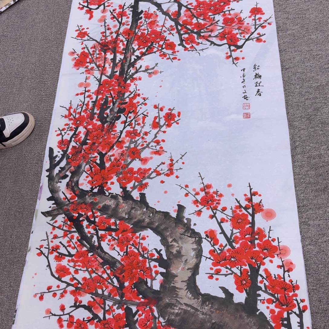 国画国画作品多次