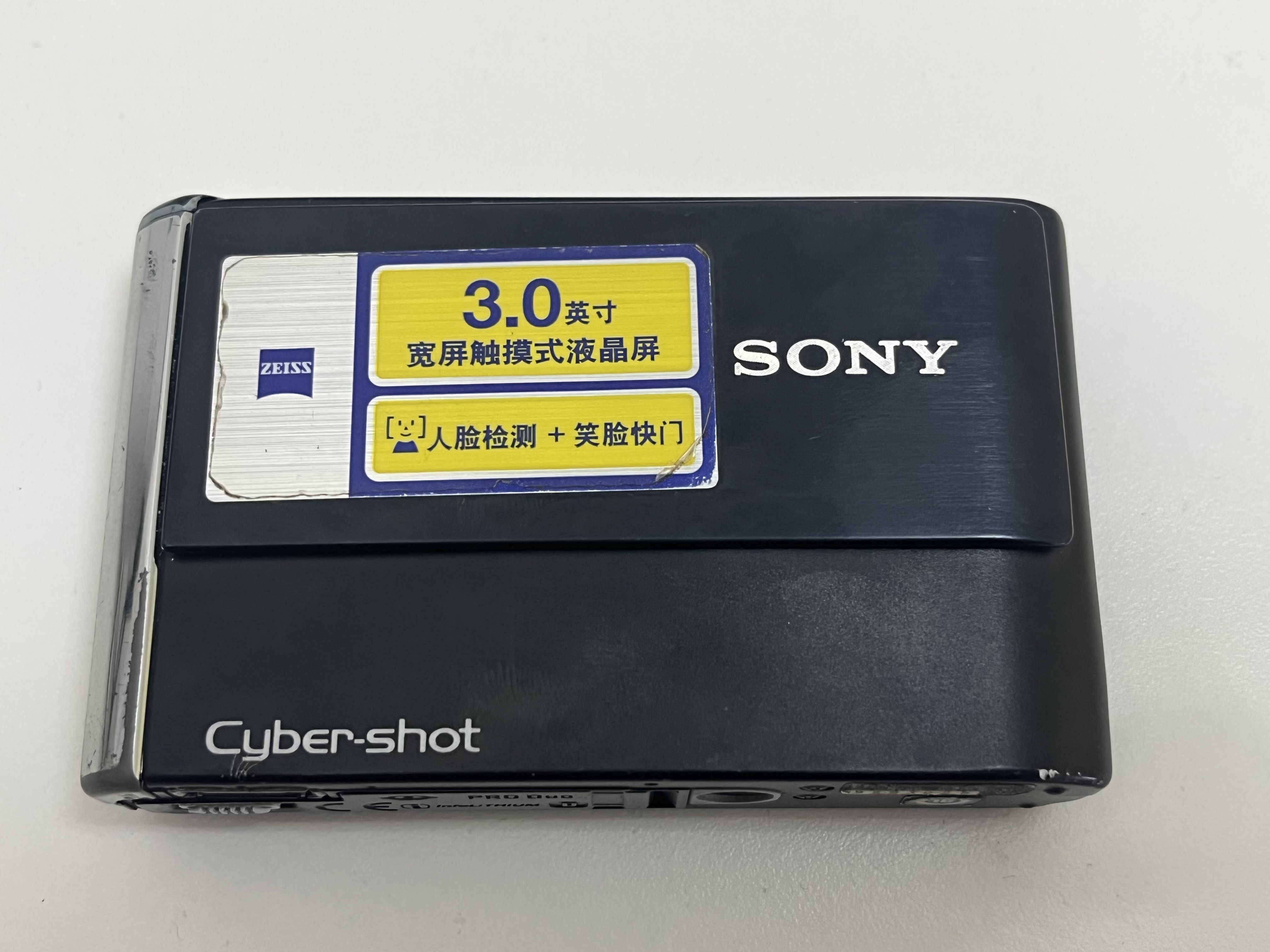 9新 Sony/索尼 t70 810w 3x触摸屏C数码相机人像奶油色调适合新手