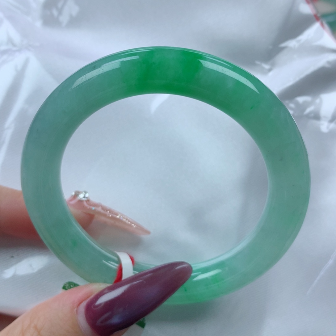 未镶嵌手镯翡翠缅甸天然翡翠A货50.5