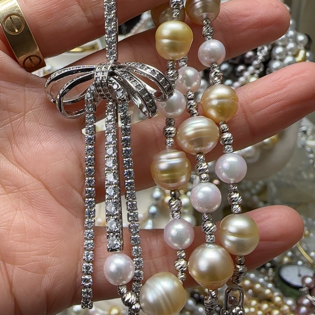 海水珍珠颈饰未镶嵌