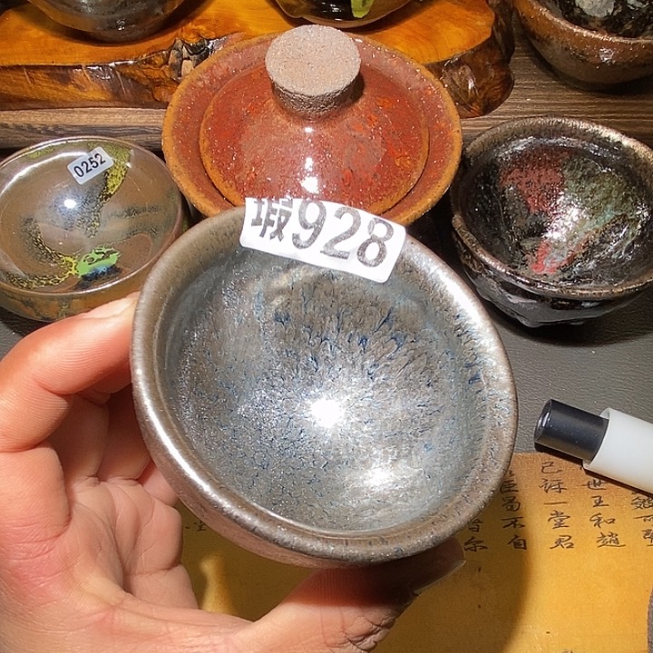 茶盏微瑕建盏主人杯子