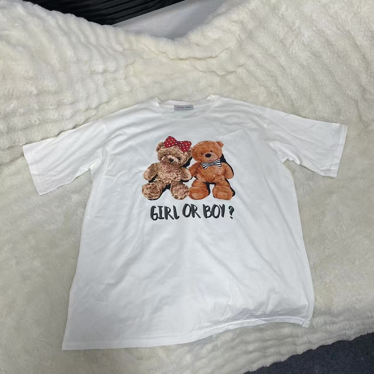 [胖鹅张]一件瑕疵短袖 熊猫印花短袖#1171[实物以直播间展示为准]