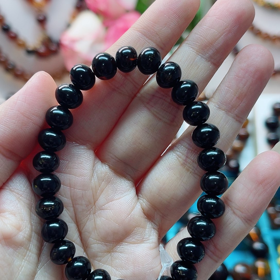 手链琥珀未镶嵌乐***心琥珀8