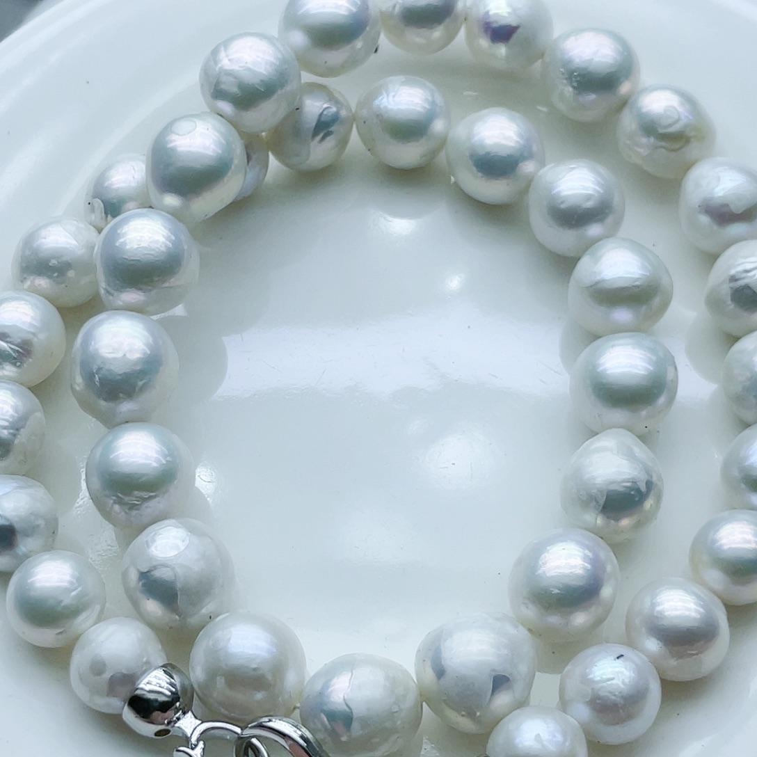 淡水珍珠颈饰钛钢