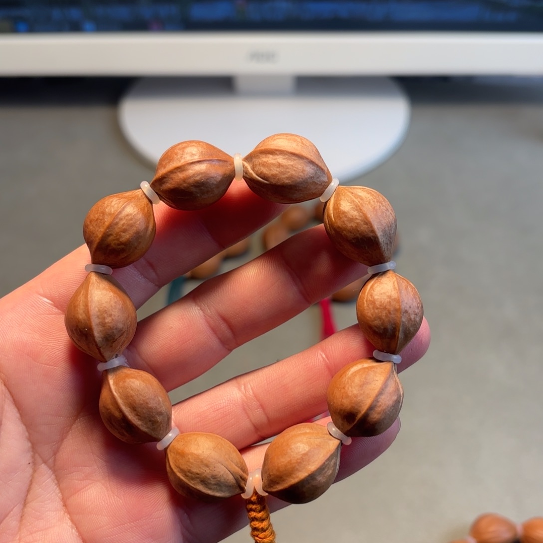 橄榄核手串/手链梅林铁核手串16×22
