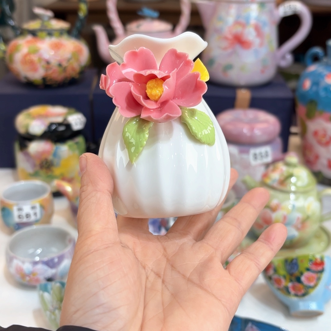 景德镇手绘高温釉下彩陶瓷茶具