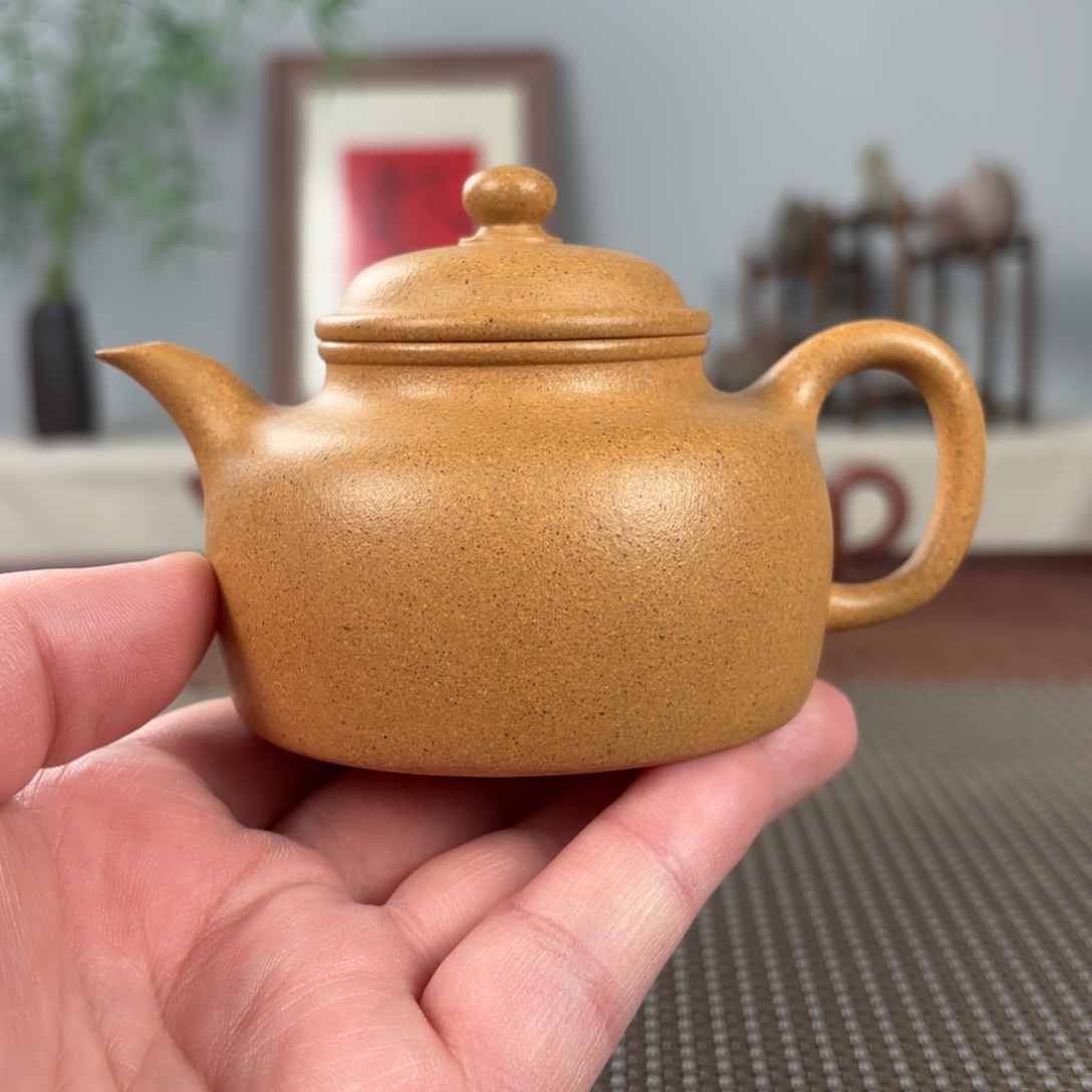 紫砂茶壶黄龙山原矿紫砂壶