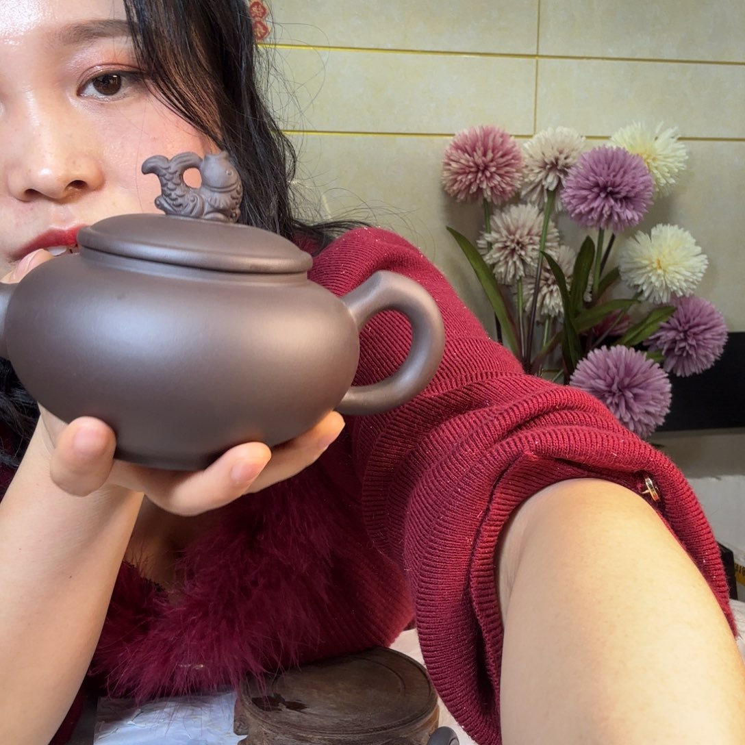 紫砂茶壶石*李精工制作