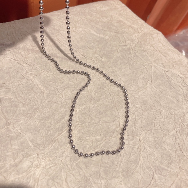 铜合金项链 7843/9145/9146 粉色贝有石单花项链 