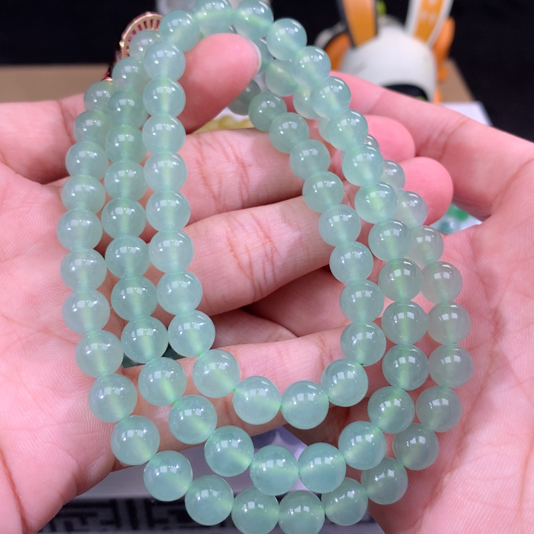 翡翠手链未镶嵌淮****s翡翠