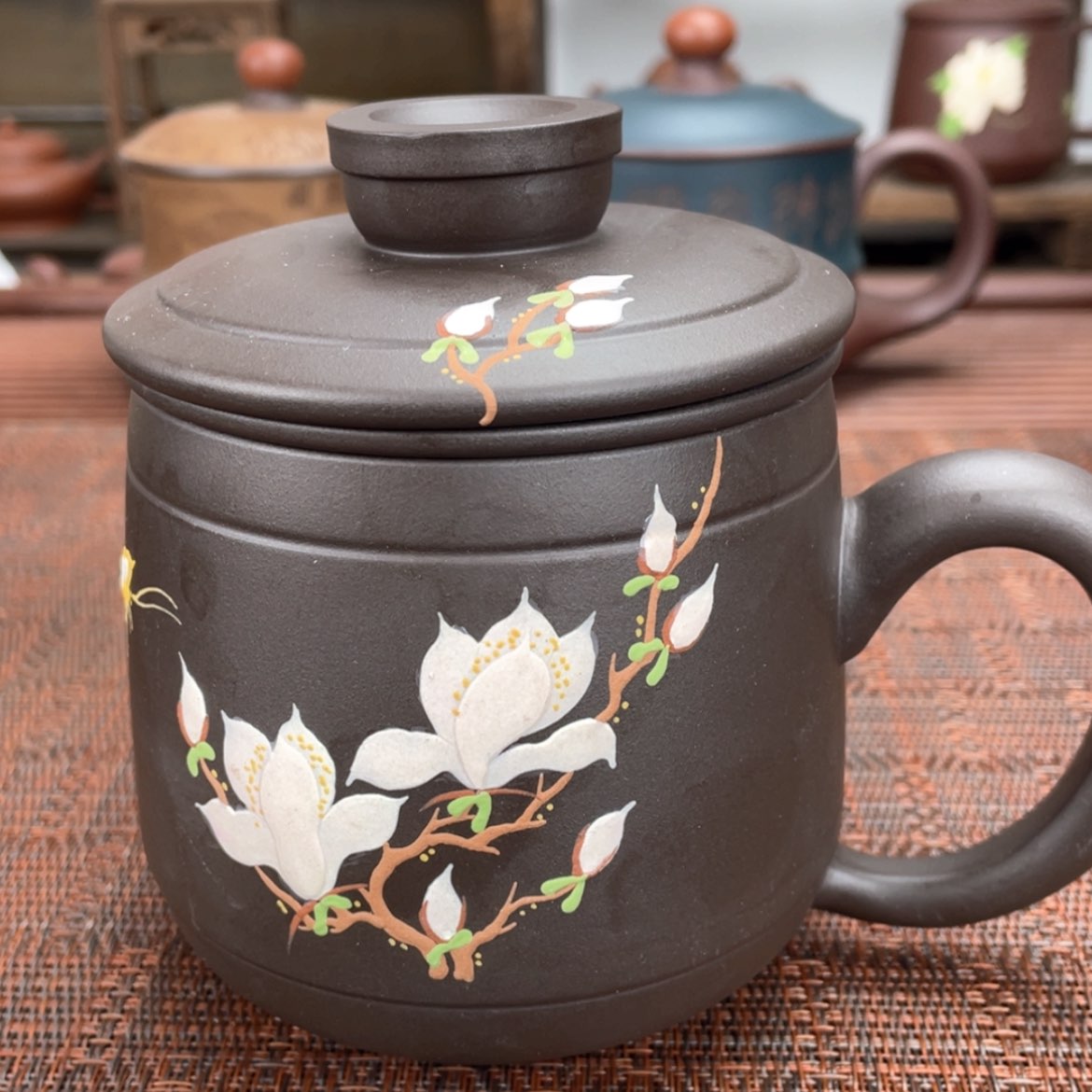 【闪购商品】紫砂茶杯宜兴原矿紫砂盖杯微瑕