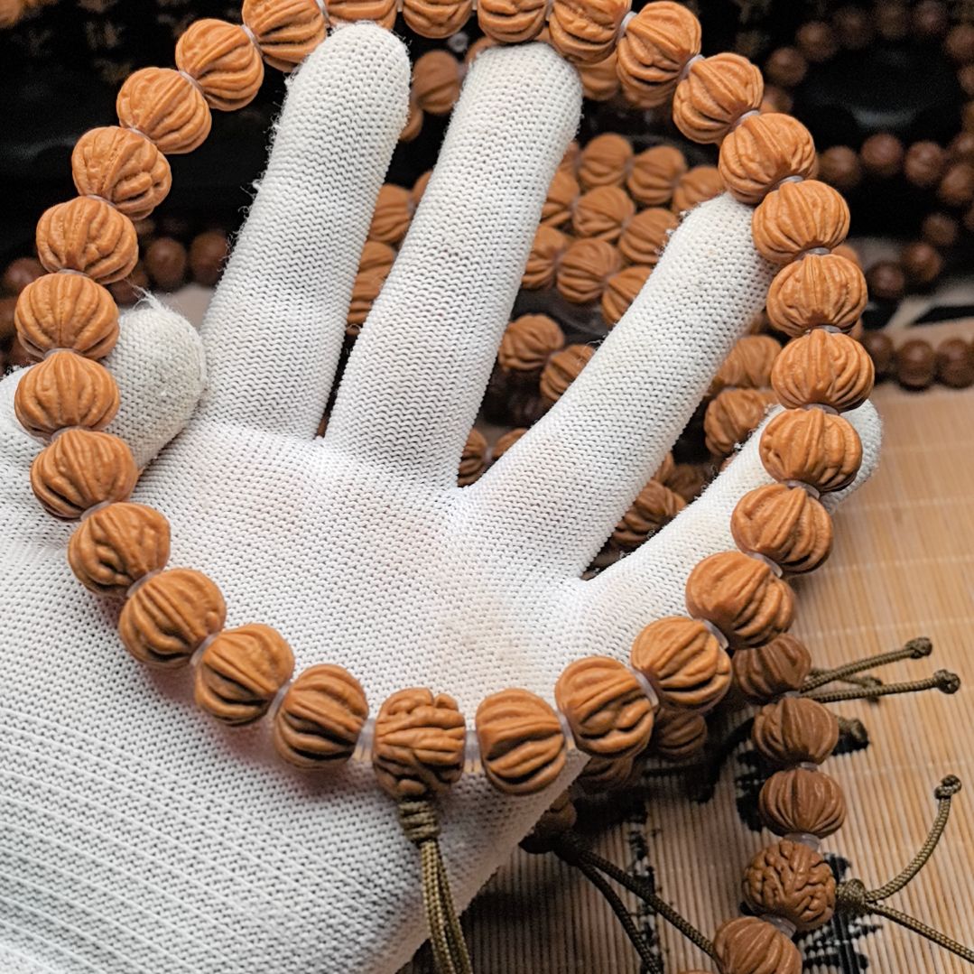 桃核吊坠京八棱伏魔圈