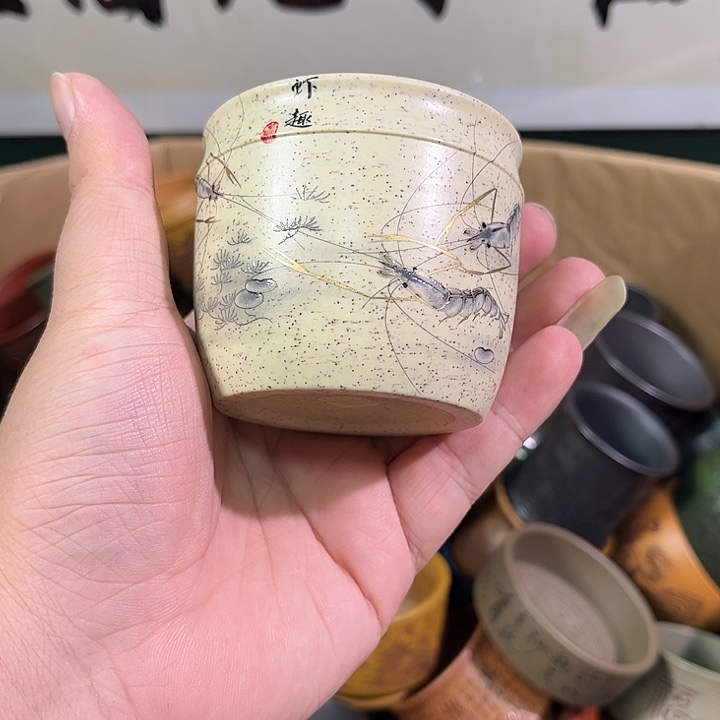 茶杯紫砂全手工紫砂主人杯