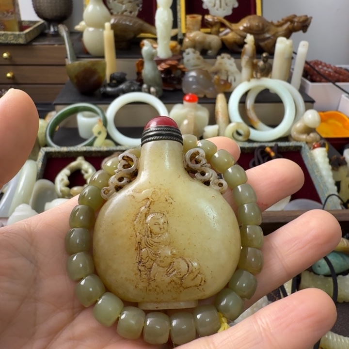 Y***i和田玉未镶嵌手链