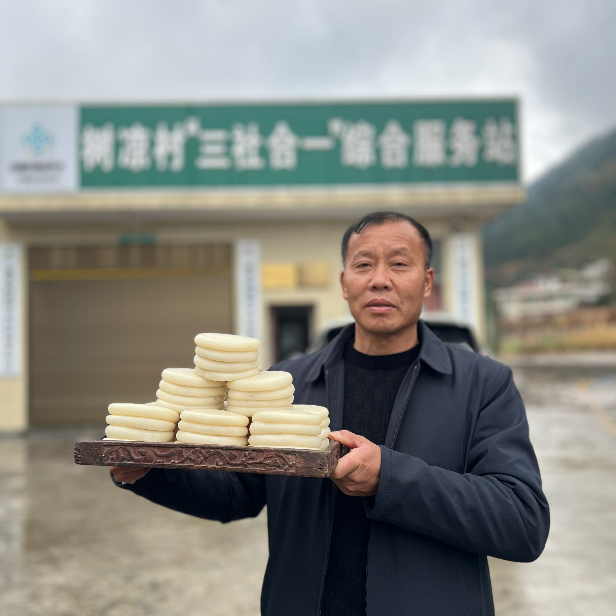 湖南溆浦树凉村纯手工白丝糯糍粑 糯叽叽 美味营养 顺丰包邮