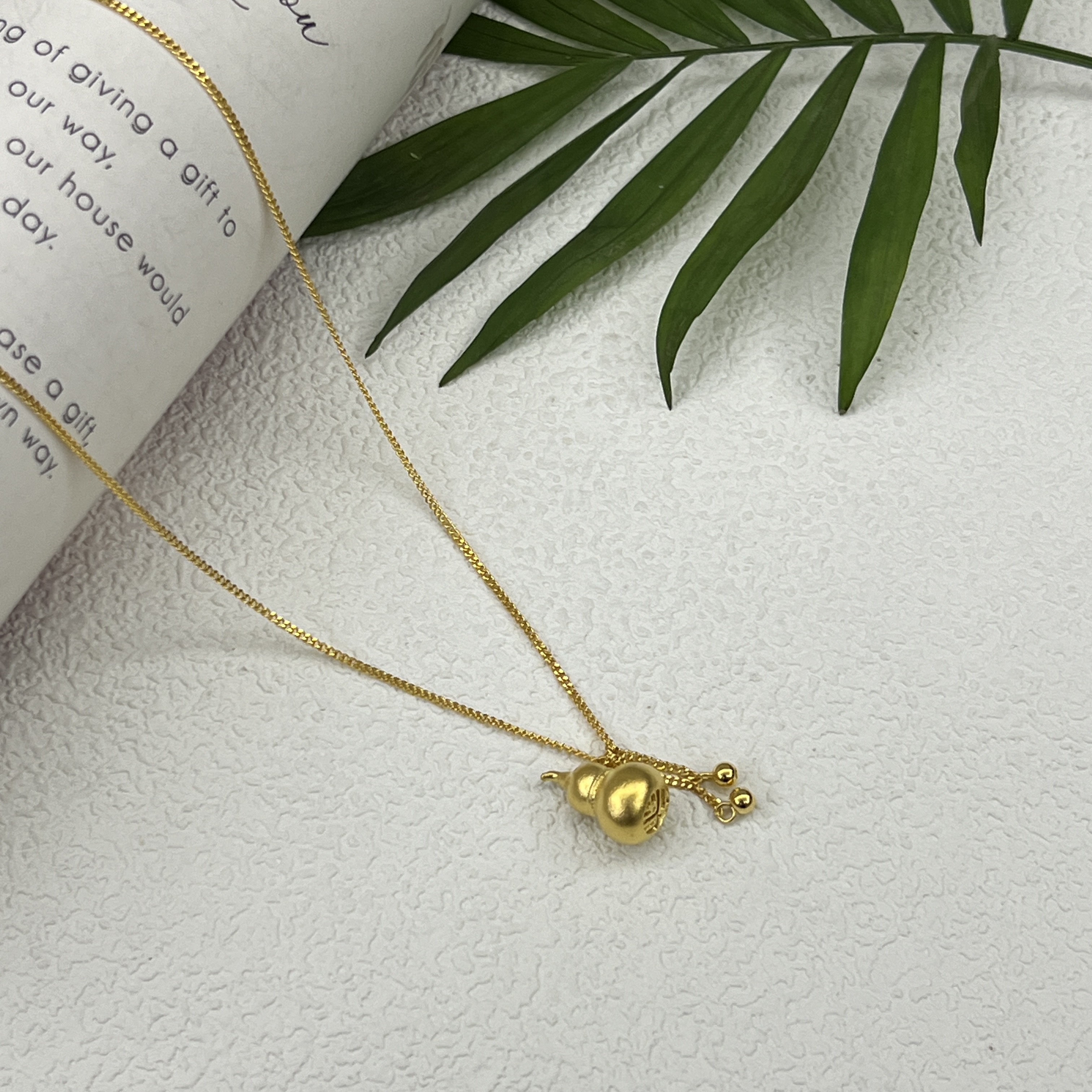 5G工艺【流苏葫芦黄金项链】足金999