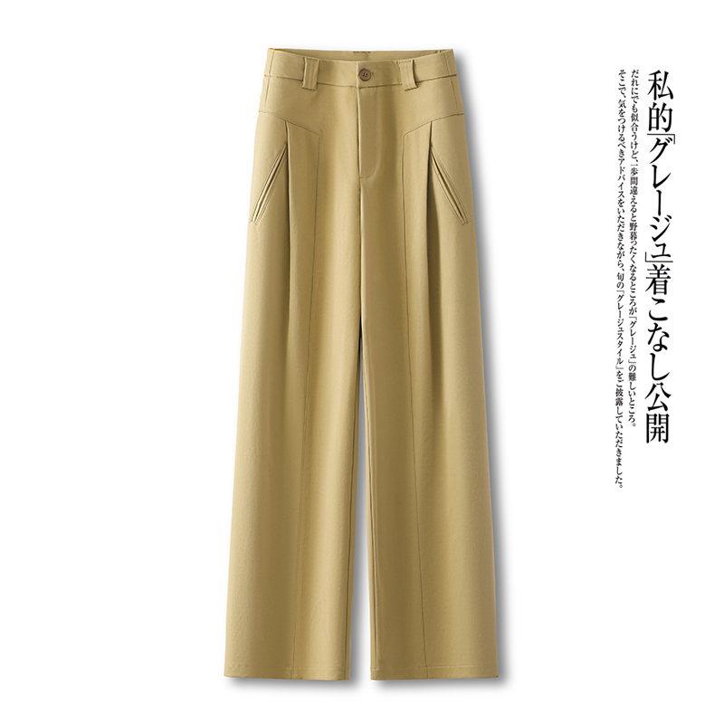 舒柔特风琴裤~亲肤舒适显瘦休闲裤2025春季新款女裤子1457